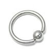 12g Steel Captive Bead Ring