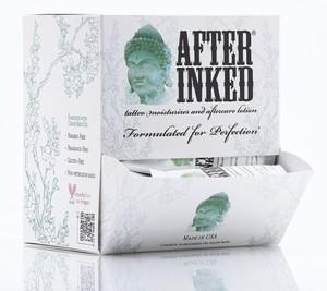 After Inked Tattoo Moisturizer and Lotion - 50 7ml Pillow Pack with Dispenser