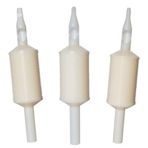 White Plastic Disposable Tube, Tip, Grip Combo