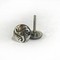 316LVM Steel Plug with Sterling Silver Stud - Contemporary Tribal
