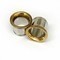316LVM Steel with Gold Plated Silver Classic Accent Eyelets