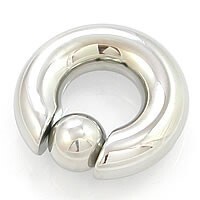 00g Captive Bead Ring with Snap Fit Ball