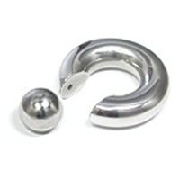 0g Captive Bead Ring with Snap Fit Ball
