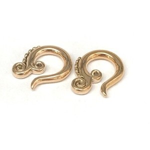 10k Rose Gold Hanger Rings - Style RGR2B