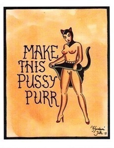8.5" x 11" Full Color Print by Handsome Jake - Make This Pussy Purr