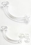 14g Acrylic Curved Navel Piercing Retainer