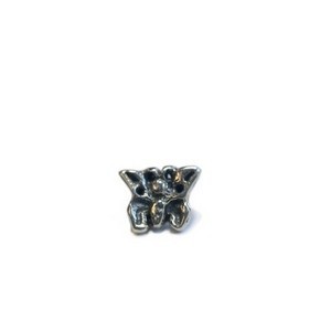 14g Butterfly Mini Threaded Ends in Sterling Silver - TESI7