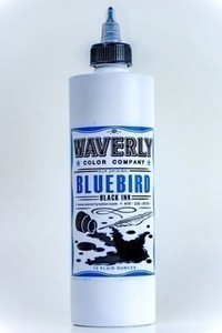 Bluebird Black Tattoo Ink- Waverly Color Company - 12oz