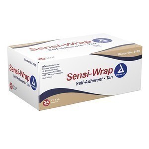 Case of 36 Dynarex Sensi-Wrap Bandage Rolls - 2" x 5yds - Tan