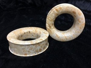 Classic Eyelets in Fossilized Coral - STE9B