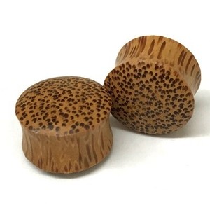 Coconut Wood Dome Style Plugs