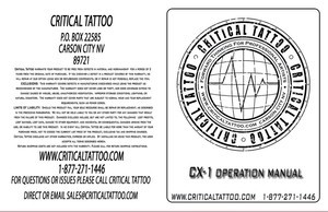 Critical Tattoo CX1-G2 Power Supply