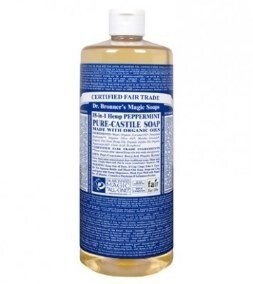 Dr. Bronner’s Pure-Castile Soap - Peppermint – 32oz Bottle