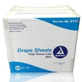 Dynarex Drape Sheets - 50 Count