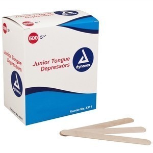 Dynarex Junior Tongue Depressors - Box of 500