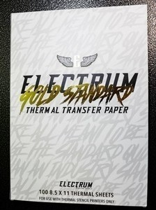 Electrum Gold Standard Thermal Paper - 8.5" x 11" - Box of 100 Sheets
