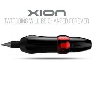FK Irons Spektra Xion Rotary Tattoo Machine - Black and Ruby