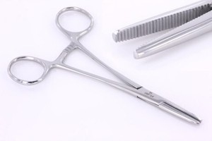Flat Nose Hemostat Dermal Insertion Tool by Shawn O'Hare