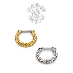 Gold Plated Septum Klikr with Surgical Steel Post - Catena