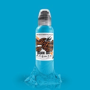 World Famous Tattoo Ink - Greenland Ice Blue