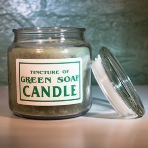 Tincture of Green Soap Scented Jar Candle