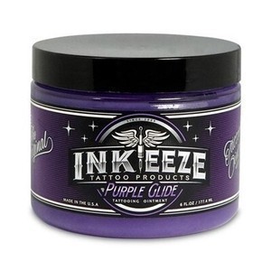 INK-EEZE Purple Glide Tattoo Ointment - 6oz Jar