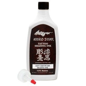 Kuro Sumi Tattoo Soft Greywash Shading Ink