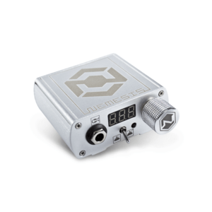 Nemesis Professional Tattoo Power Supply in Silver by Kwadron