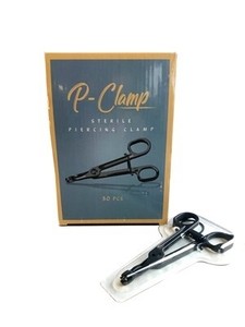 P-Clamp Plastic Open Round Sterile Piercing Clamps