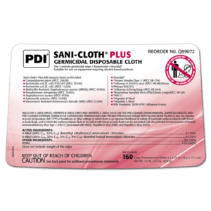 PDI Sani-Cloth Plus - Red Top - Low Alcohol Content