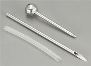Cannula Style Piercing Needle Catheter Sleeves - Pack of 100