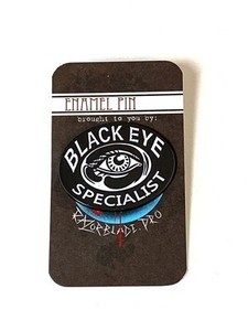 Razorblade Enamel Pin - Black Eye Specialist