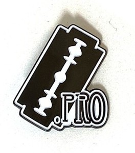 Razorblade Enamel Pin - Razorblade Pro Logo