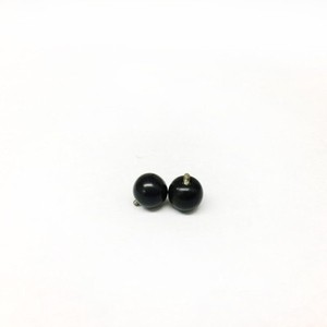 "Russian Jet" Black Threaded End Ball for Internally Threaded Body Jewelry
