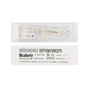 Saferly Biodegradable Septum Forceps - Box of 25