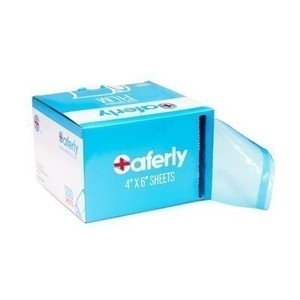 Saferly Blue Barrier Film - One Roll of 1200 Sheets - 4" x 6"