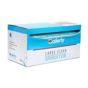 Saferly Clear Barrier Film - One Roll of 1200 Sheets - 10" x 6"