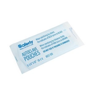 Saferly Sterile Pouches - 5-1/4" x 10" - Box of 200
