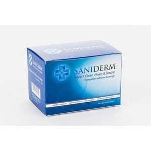 Saniderm Tattoo Aftercare Transparent Adhesive Bandage - 4" x 8 Yard Roll Sani Derm
