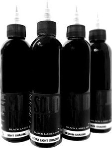 Solid Ink - Black Label 4 Bottle Grey Wash Set