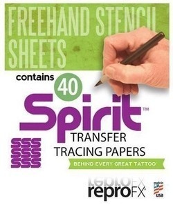Spirit Freehand Stencil Sheets - 40 Sheets - 8.5" x 11"