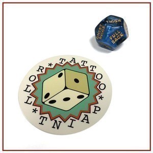 Tattoo Paint Roll (TPR) Dice - 12 Sided Placement Dice