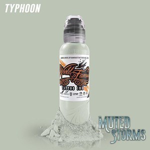 World Famous Tattoo Ink - Poch Muted Storms - Typhoon