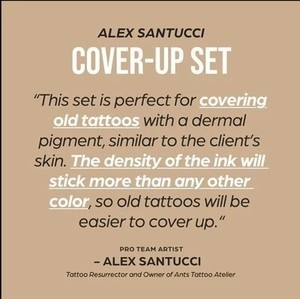 World Famous Tattoo Ink - Alex Santucci Skin Tone Cover-Up  - 4 Bottles
