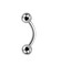 10g Externally Threaded Steel Curved Barbell