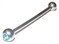 14g Jeweled Industrial Straight Barbell