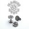14g "Solar Flare" Sacred Geometry Threaded Ends in Sterling Silver or Gold Plated Sterling Silver