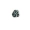 14g "Spirit of India" Blossom Mini Threaded Ends in Sterling Silver