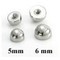 14g Steel Dome for Externally Threaded Jewelry