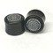 3/4" Black Dogwood Plugs with Ornate Silver Overlay